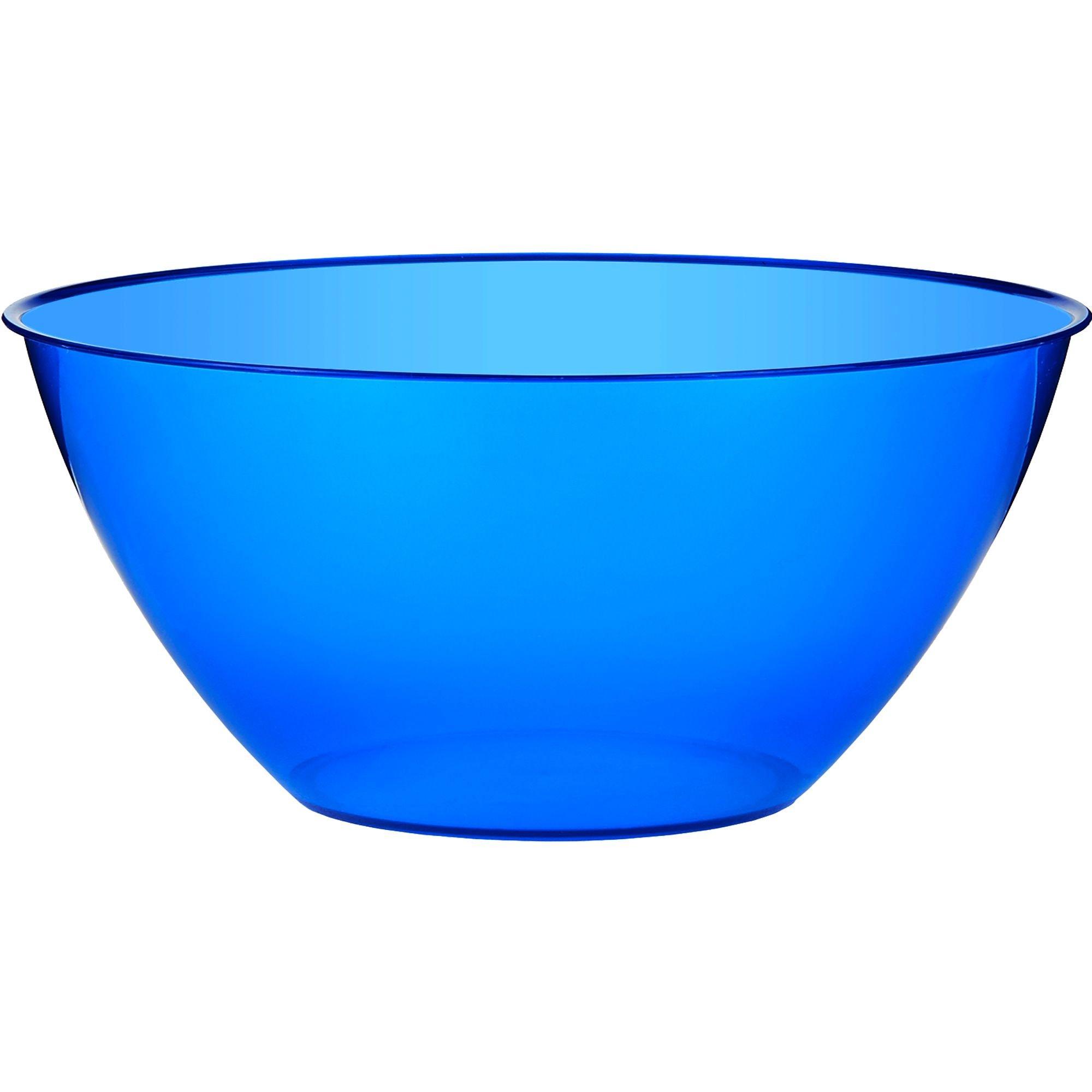 Large Royal Blue Plastic Bowl 5qt | Party City