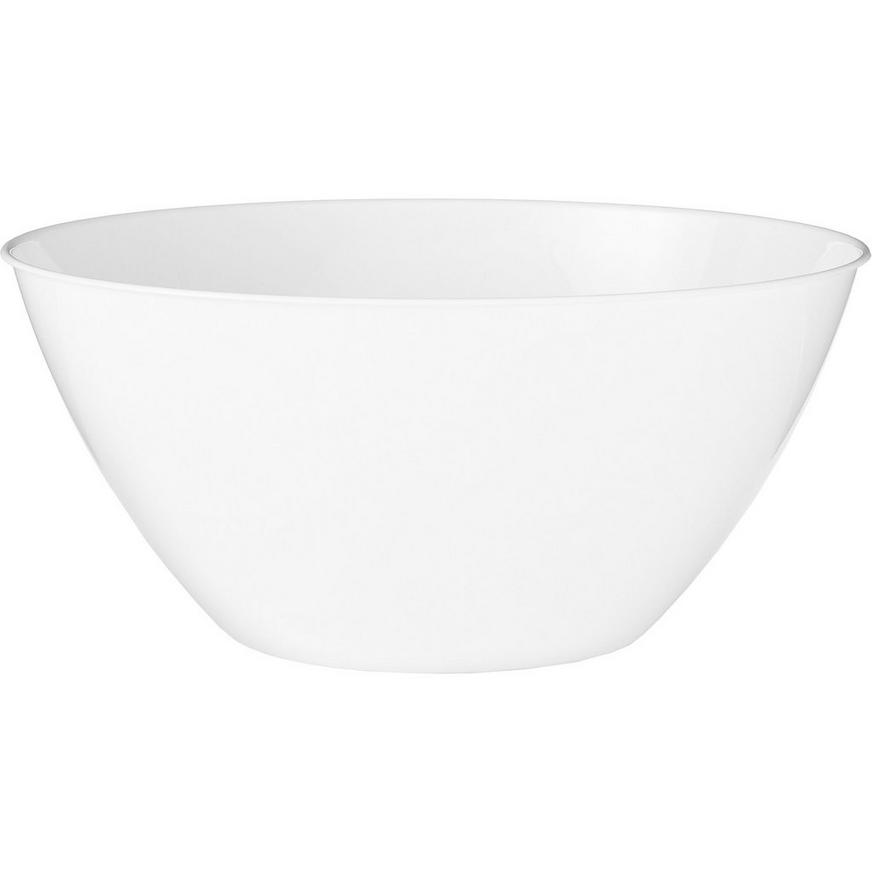 Large White Plastic Bowl