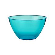 Small Caribbean Blue Plastic Bowl