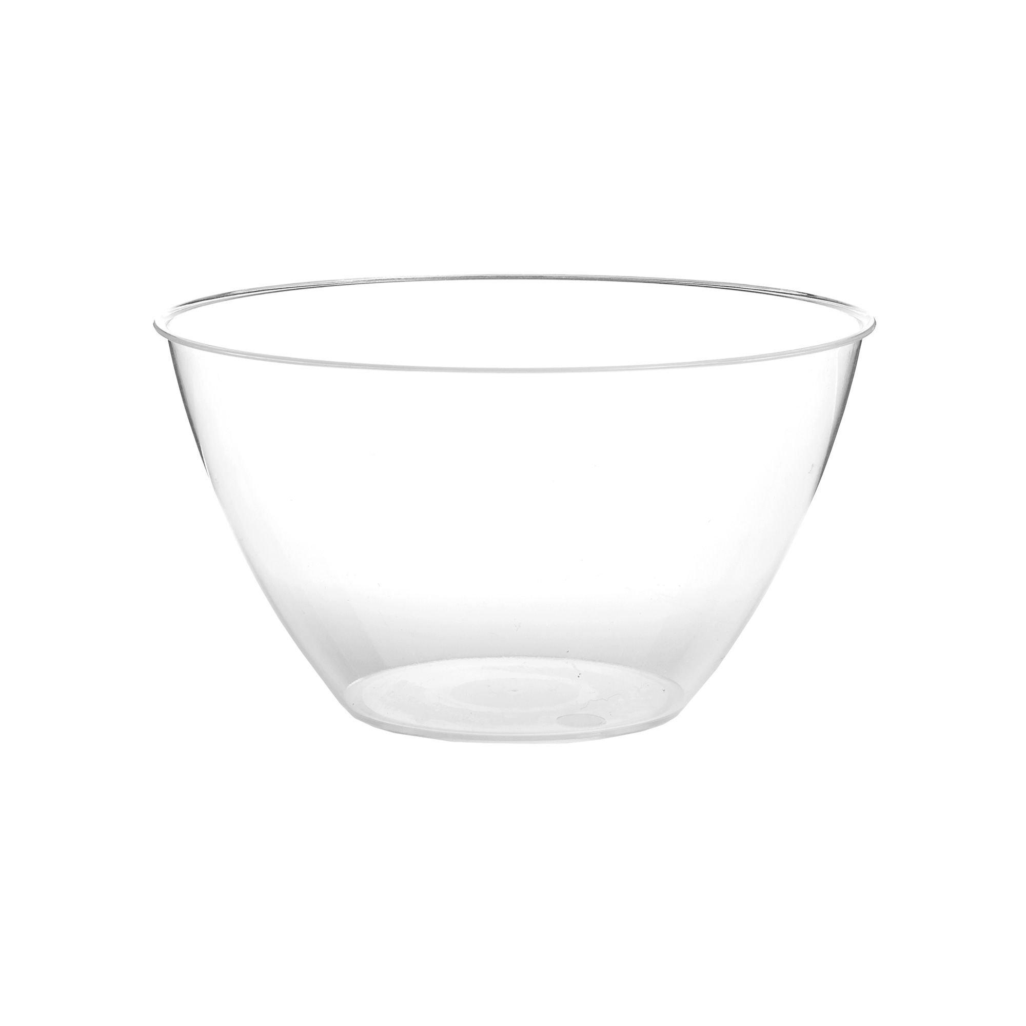 Smarty Had A Party 2 qt. Clear Oval Plastic Serving Bowls (24 Bowls)