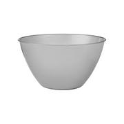Small Silver Plastic Bowl