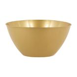 Medium Gold Plastic Bowl