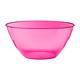 Medium Bright Pink Plastic Bowl