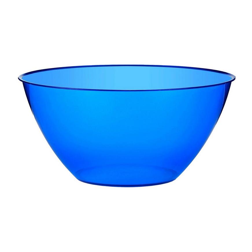 Medium Royal Blue Plastic Bowl