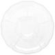 Clear Plastic Scalloped Sectional Platter