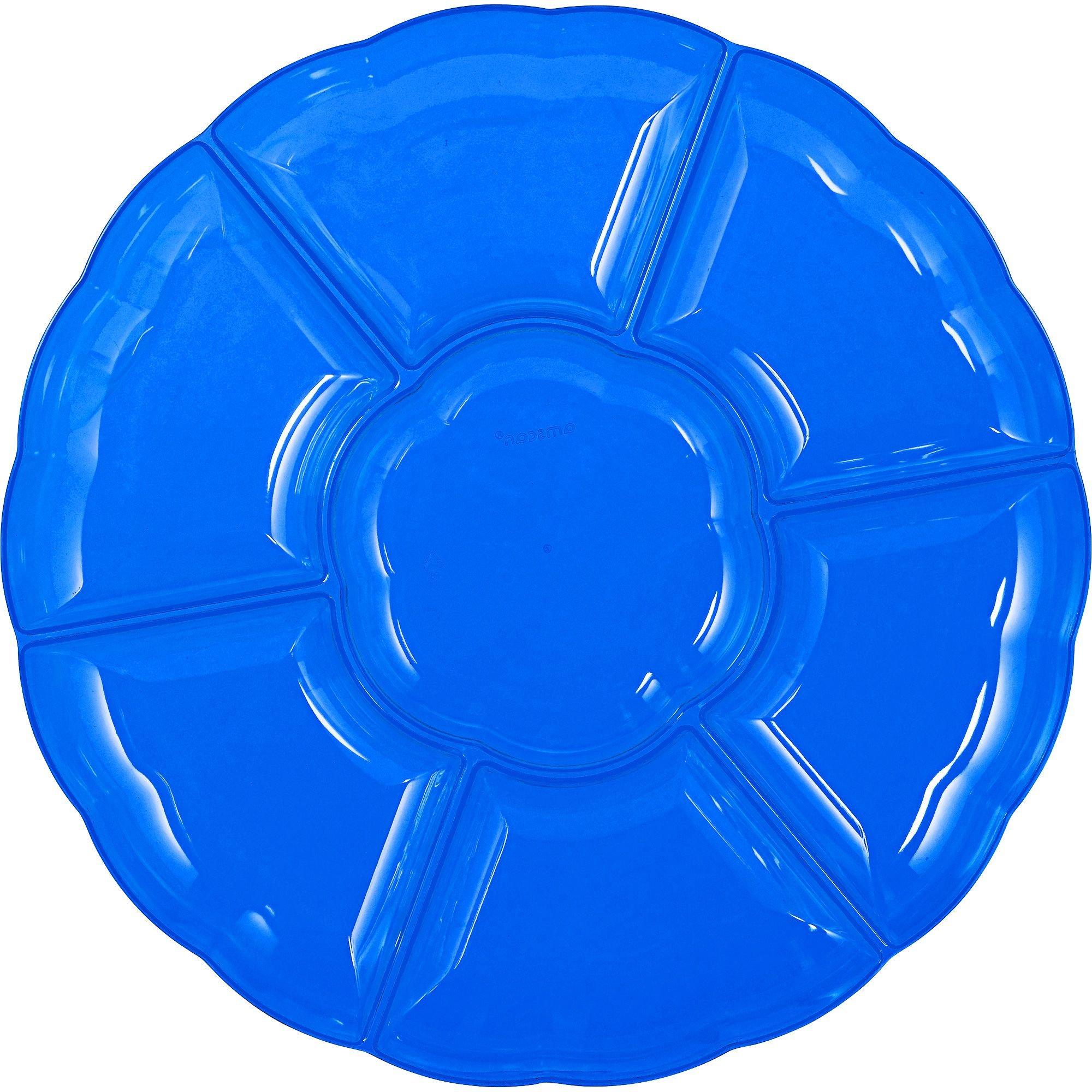 Plastic sectional outlet platter