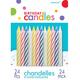 Spiral Birthday Candles 24ct
