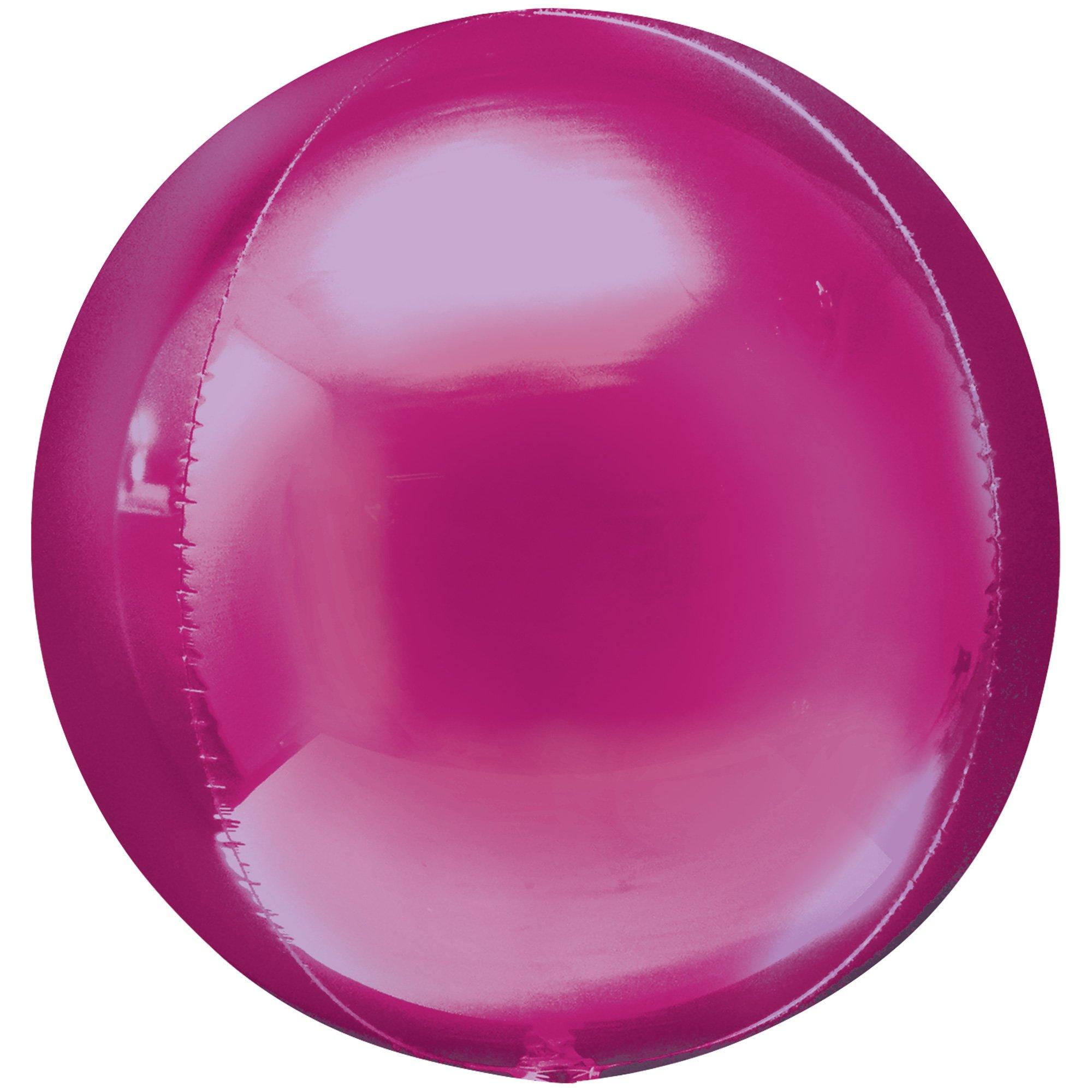 Pink Orbz Balloon 15in x 16in Party City