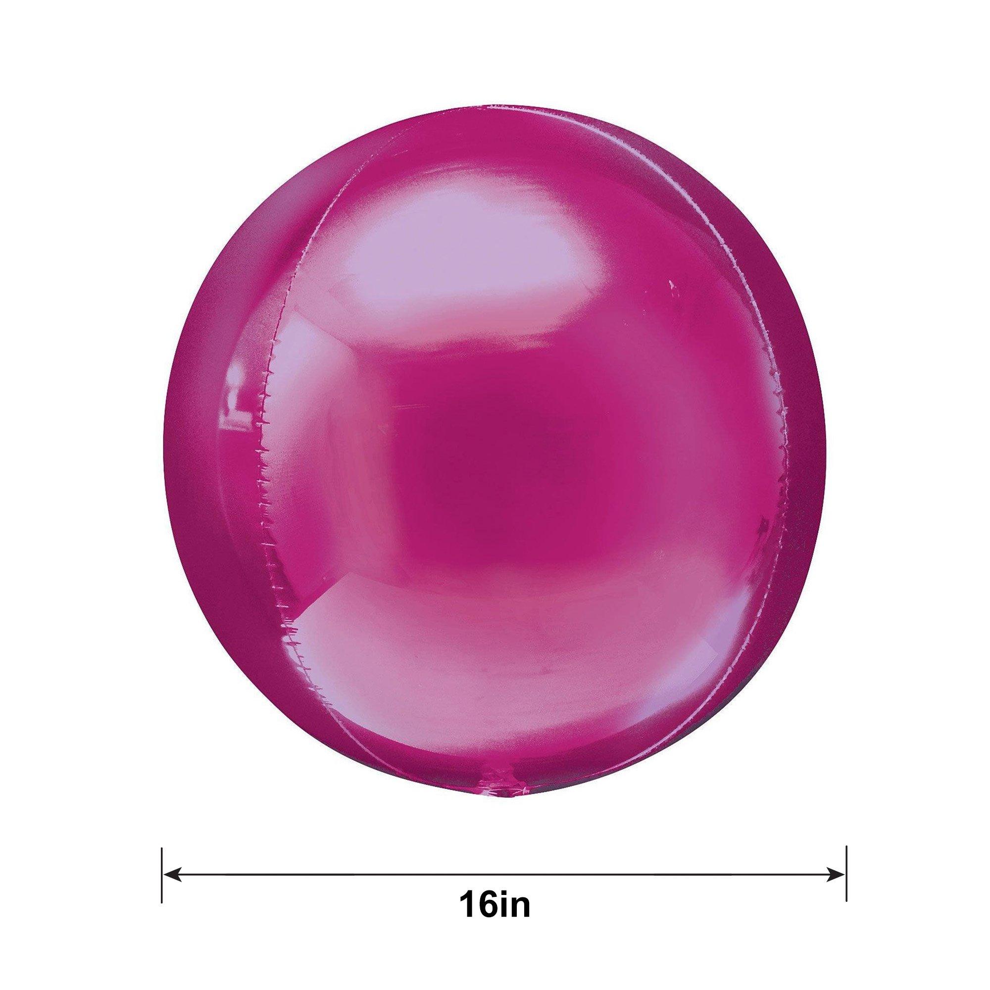 Pink Orbz Balloon, 16in