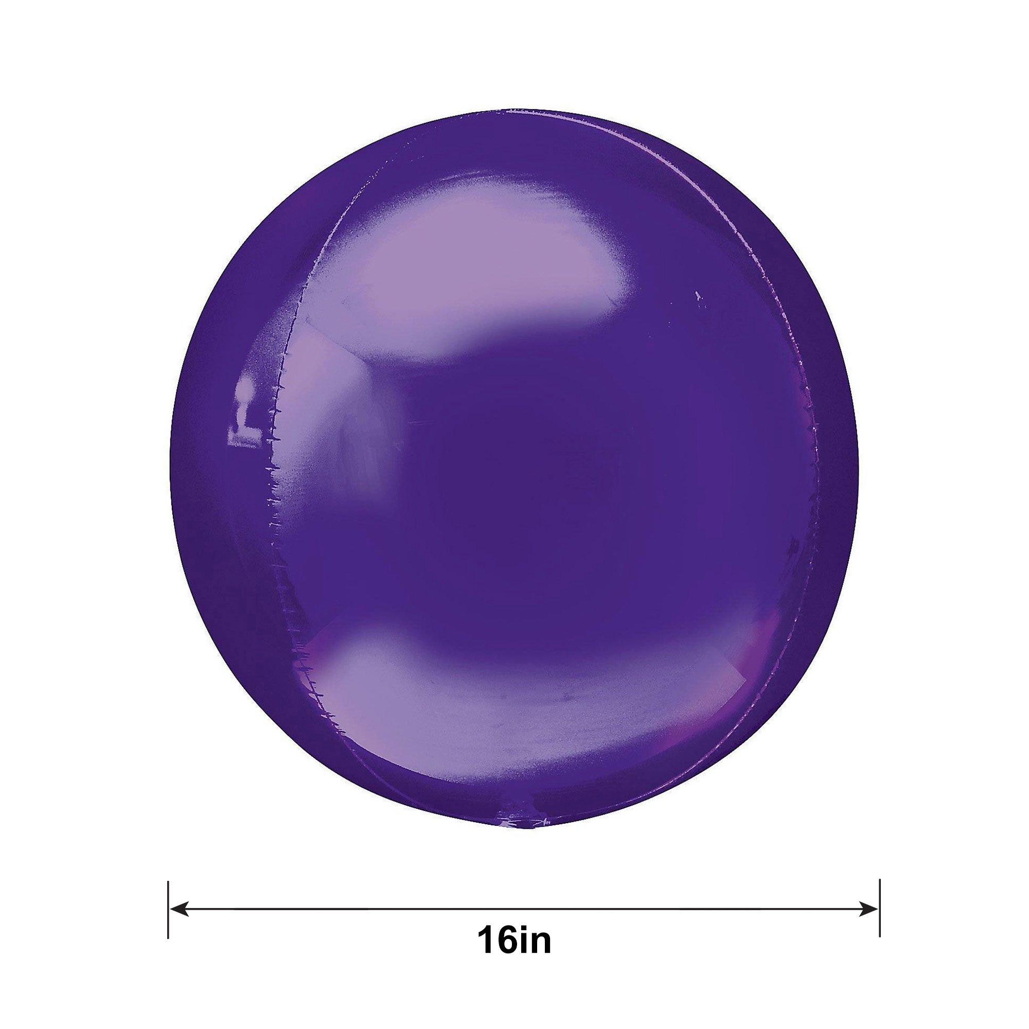 Purple Orbz Balloon, 16in