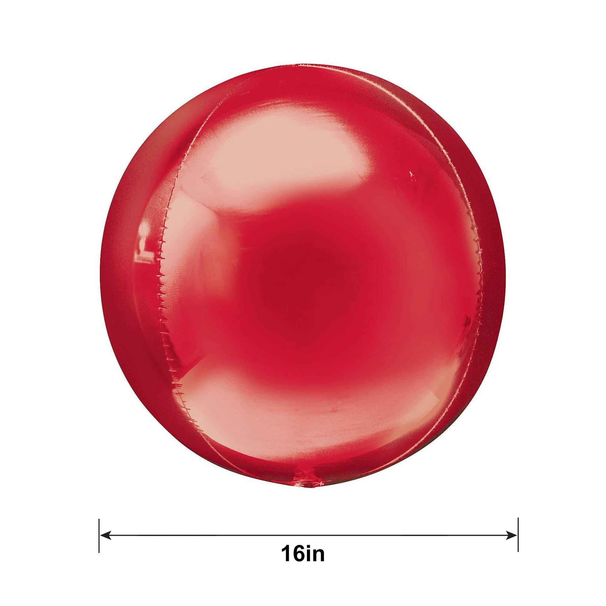 Red Orbz Balloon, 16in