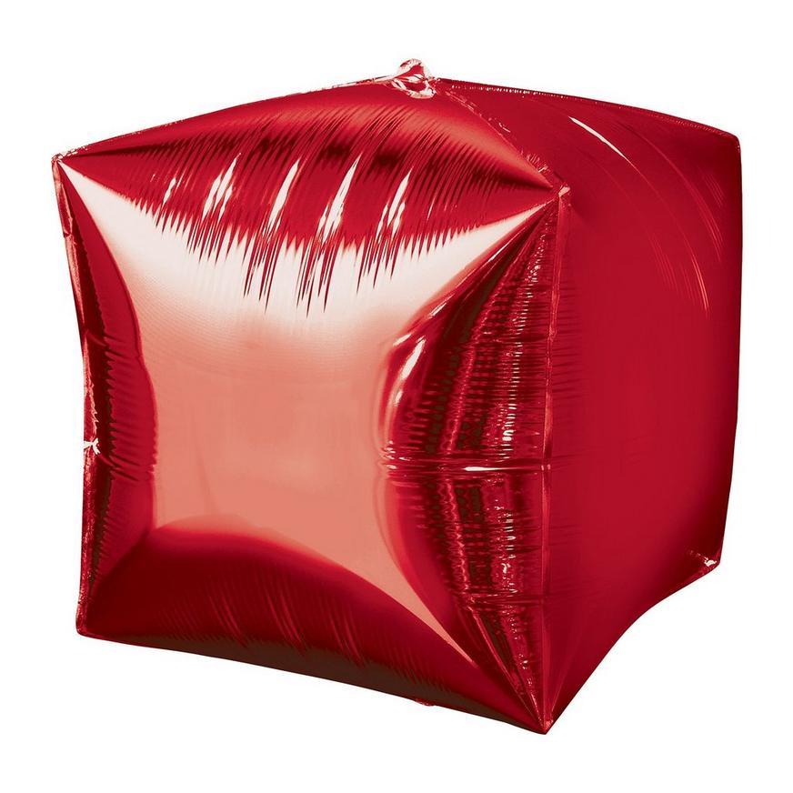 Red Cubez Balloon, 15in