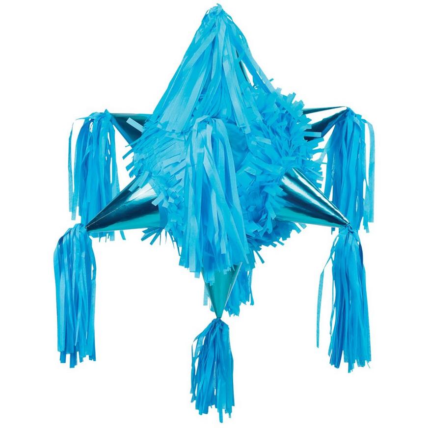St skuffet melodrama Caribbean Blue 8-Point Star Pinata 24in | Party City