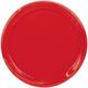 Red Plastic Round Platter
