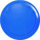 Royal Blue Plastic Round Platter