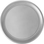 Silver Plastic Round Platter