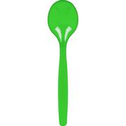 Kiwi Green Plastic Serving Spoon