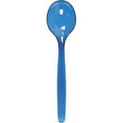 Royal Blue Plastic Serving Spoon