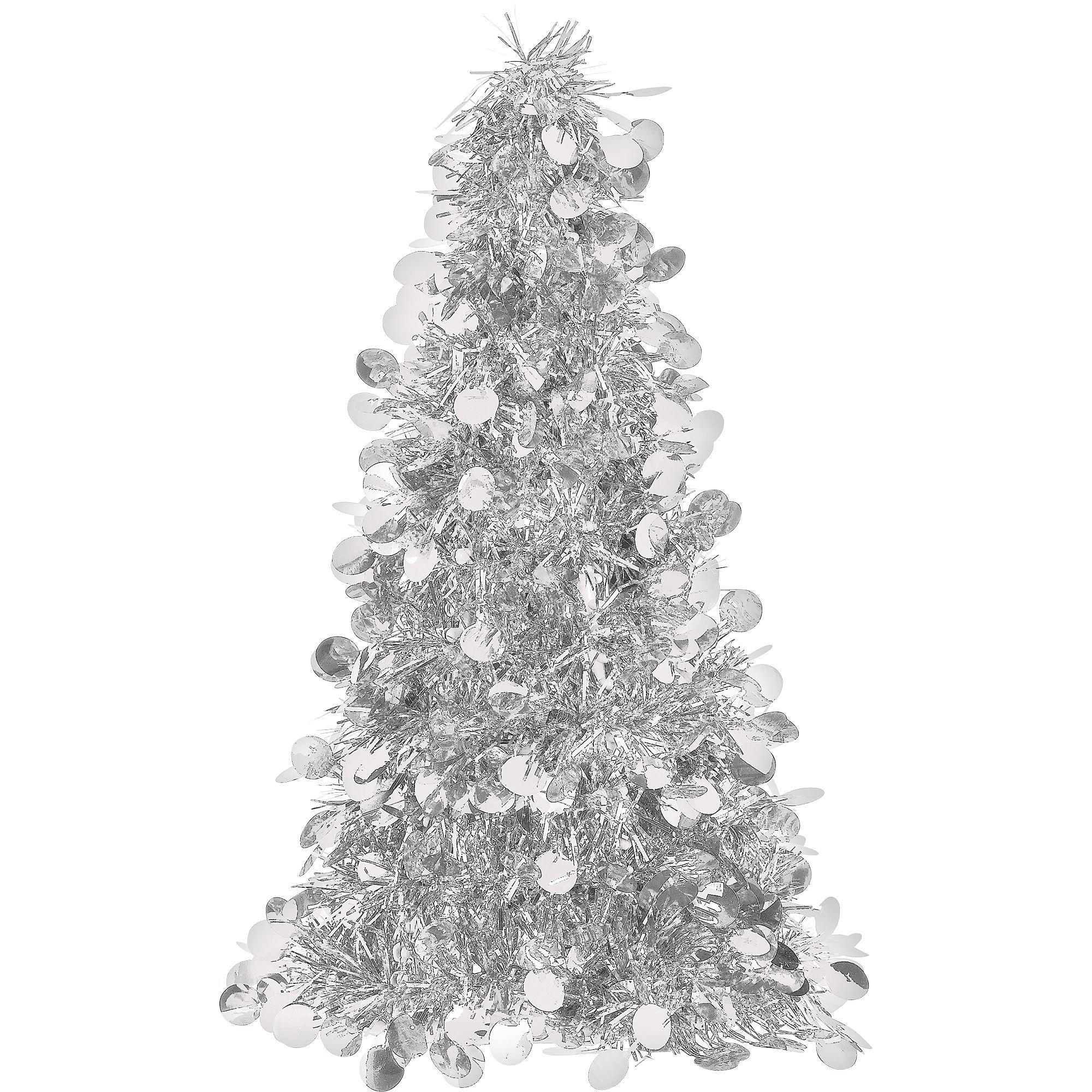 3D Small Tinsel Christmas Tree