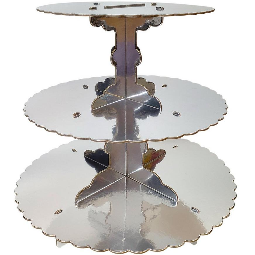 3 Tier Cake Stand Any Occasion Beautiful Vibrant Colours Balloons 