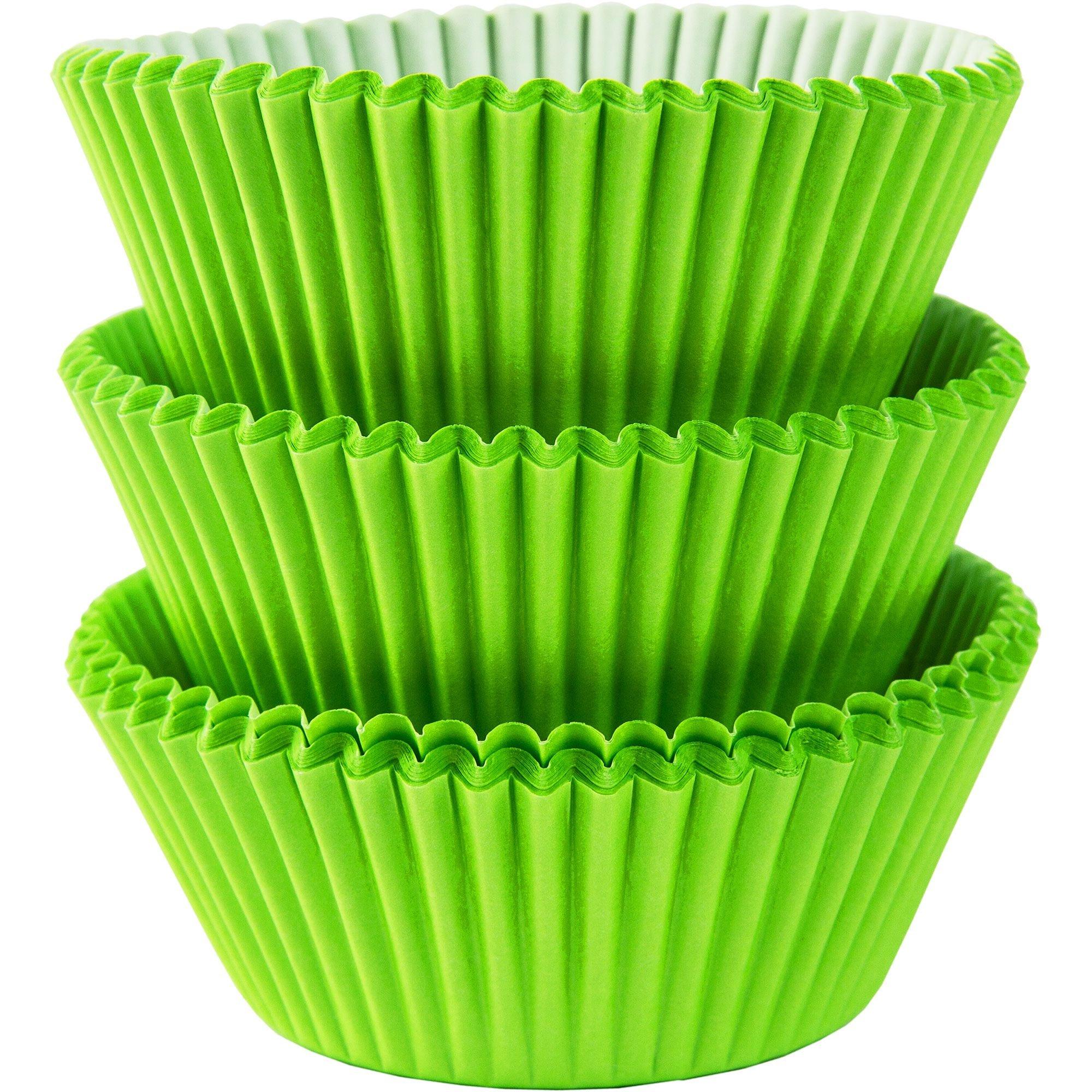 50pcs Cupcake Liners Green