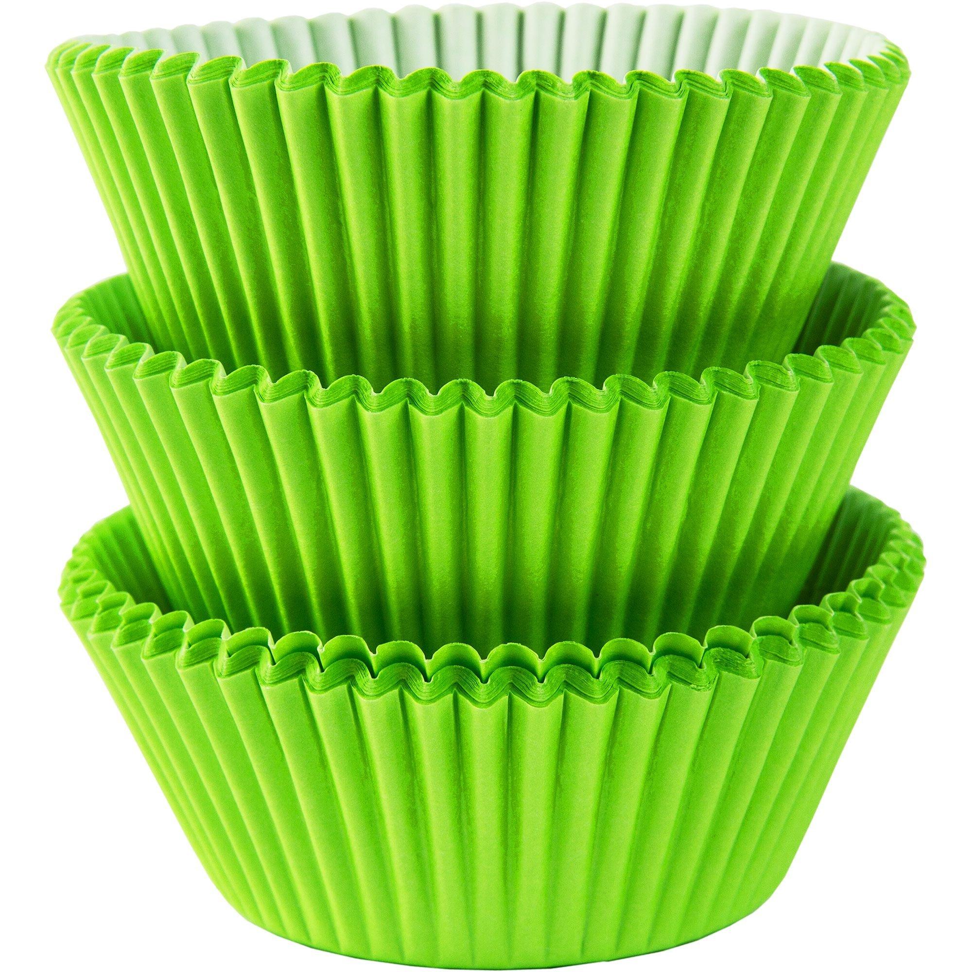 Green 2025 cupcake liners