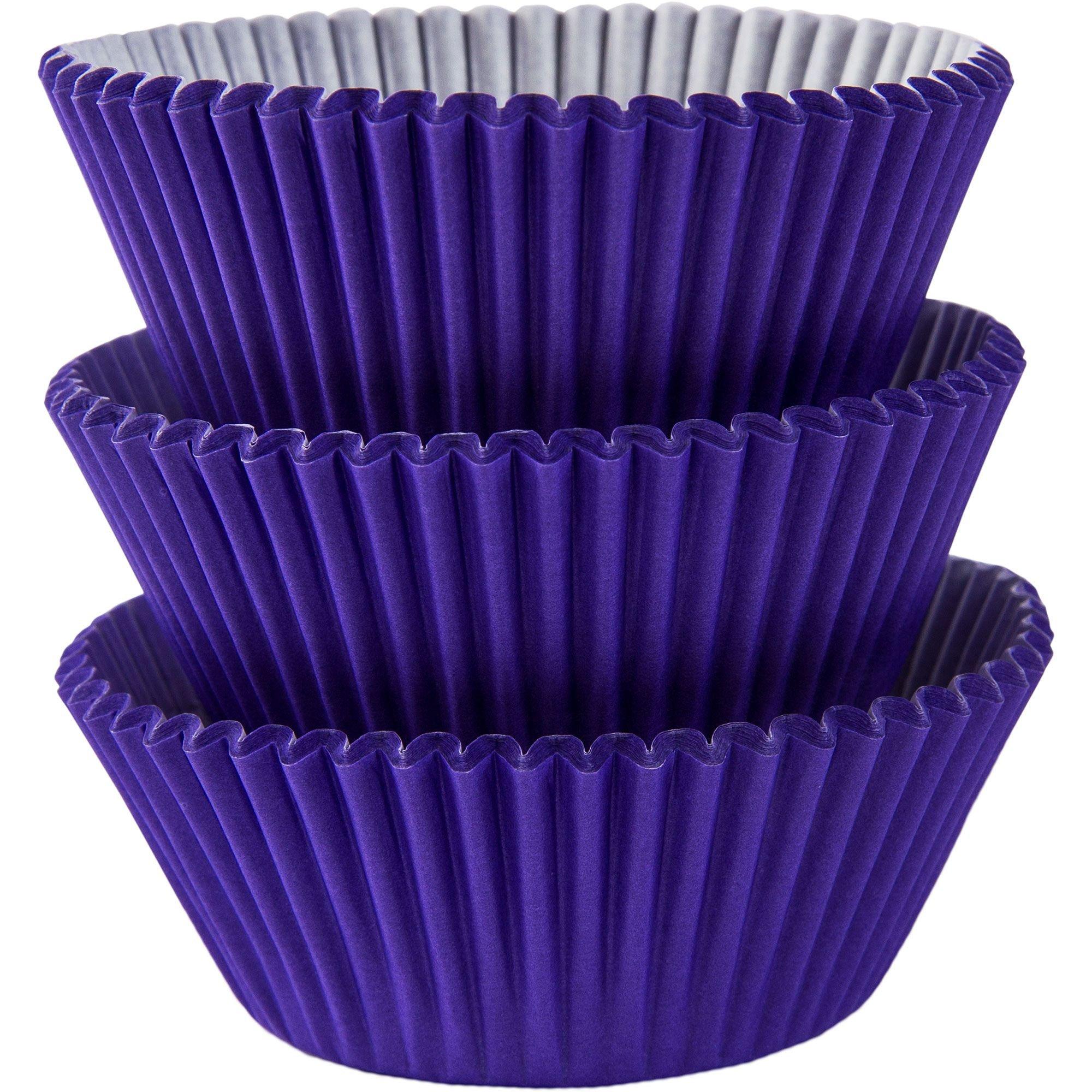 Purple Foil Cupcake Liner - Fancy Flours