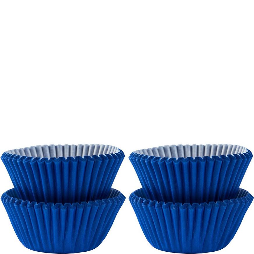 Mini Royal Blue Baking Cups 100ct