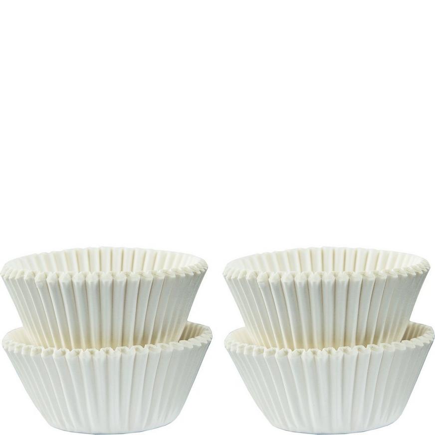 Mini White Baking Cups 100ct