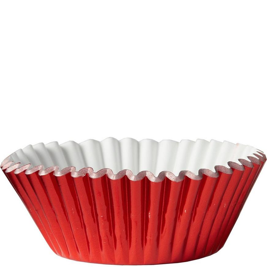 Metallic Red Baking Cups 24ct