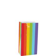 Mini Rainbow Paper Treat Bags 12ct