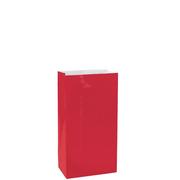 Mini Red Paper Treat Bags 12ct