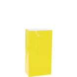 Mini Sunshine Yellow Paper Treat Bags 12ct