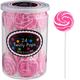 Bright Pink Swirly Lollipops, 24pc - Bubblegum Flavor