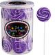 Purple Swirly Lollipops, 24pc - Grape Flavor