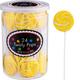 Yellow Swirly Lollipops, 24pc - Lemon Flavor