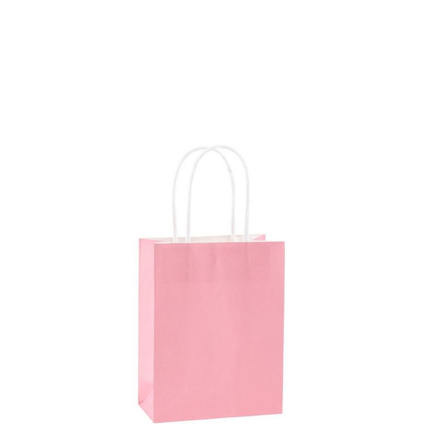Small Pink Kraft Bags 24ct