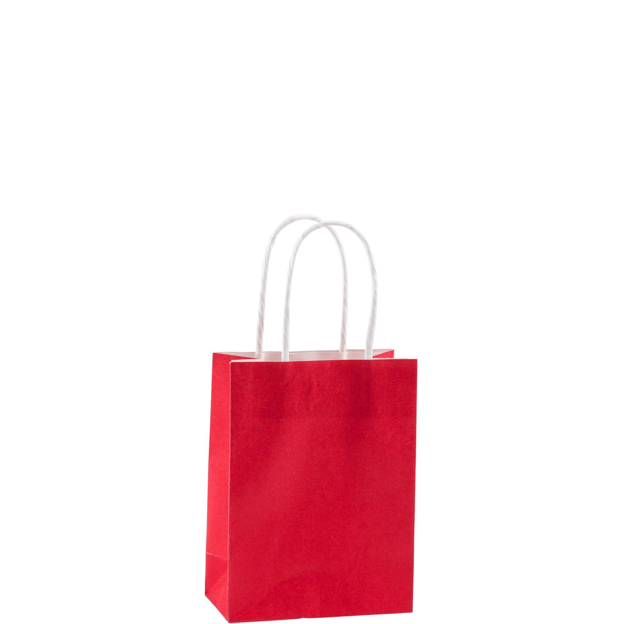 Prime Line Packaging Pink Gift Bag, Plastic Gift Bags, Small Shopping Bags  Bulk 8x4x10 50 Pack