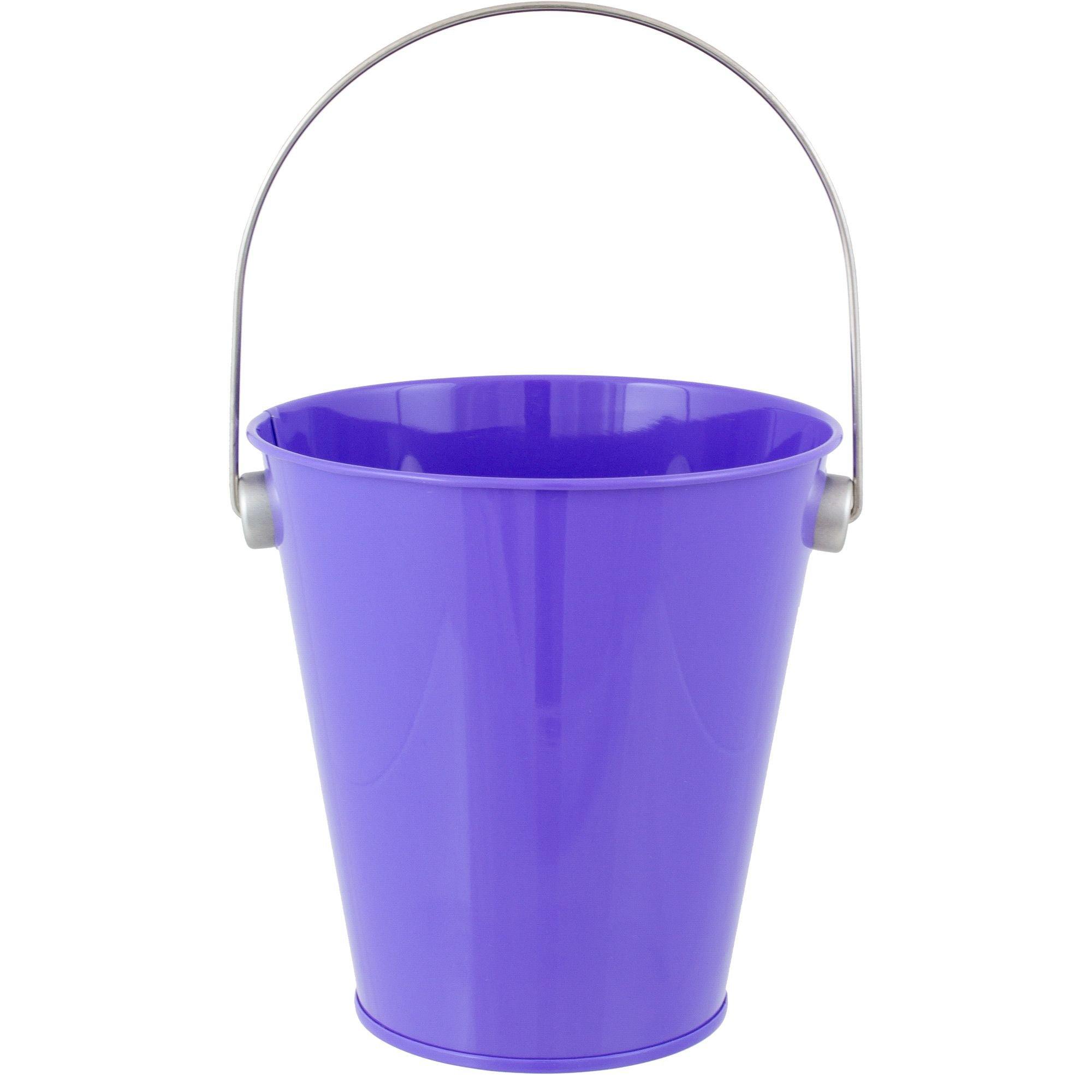 Purple Economy Square 4 Gallon Plastic Bucket, 18 Pack<br><font  color=#FF0000>Free Shipping</font>