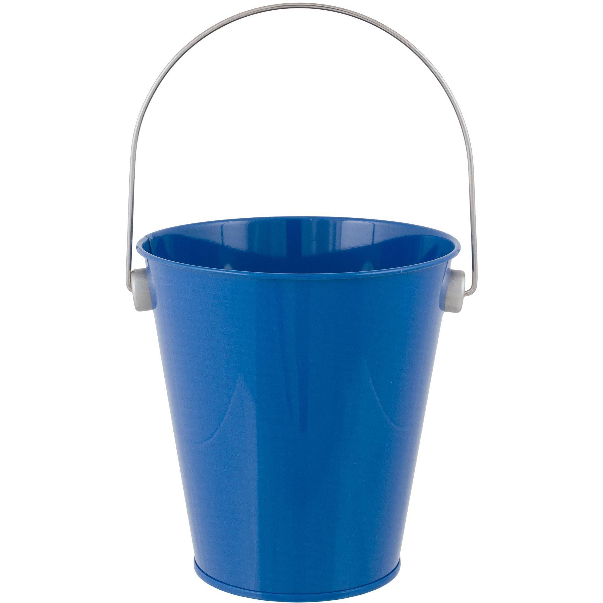 Royal Blue Metal Favor Pail 4 1/4in x 4 1/2in