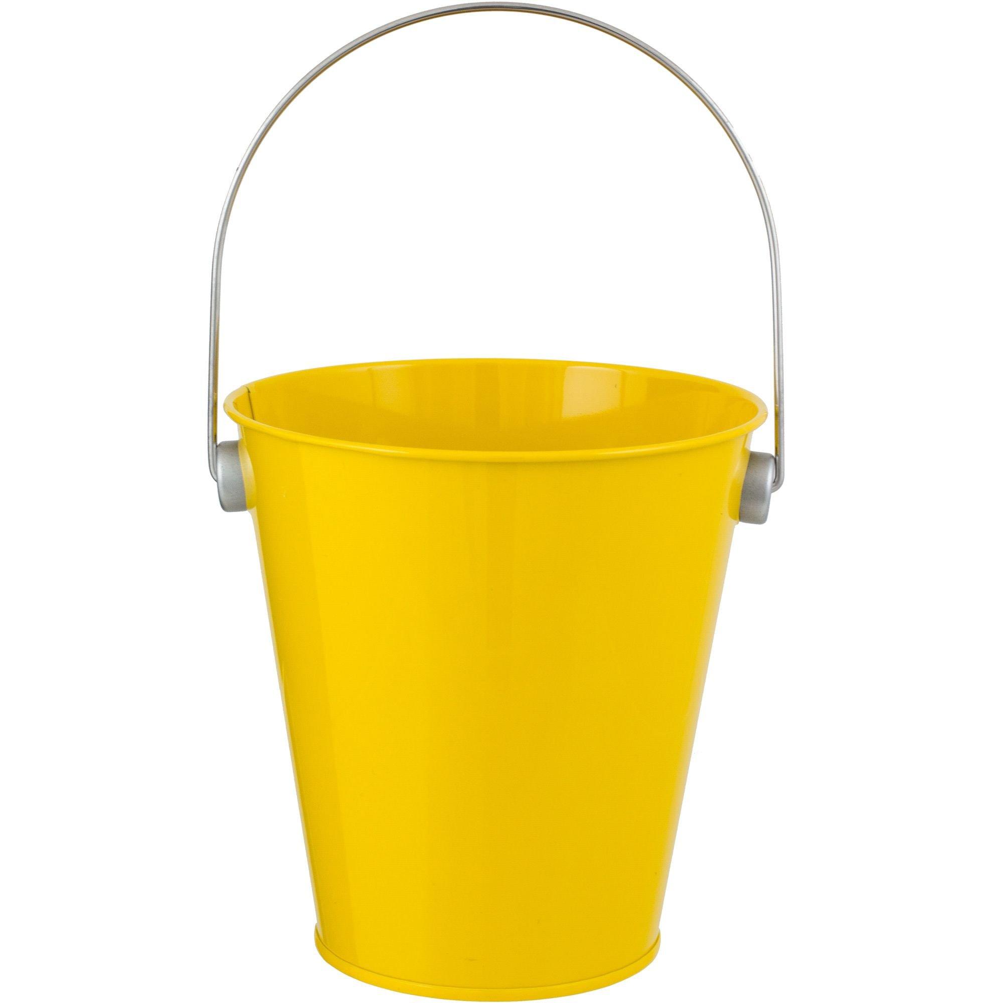 Metal Pail Buckets Candy Favor Boxes, 7-Inch