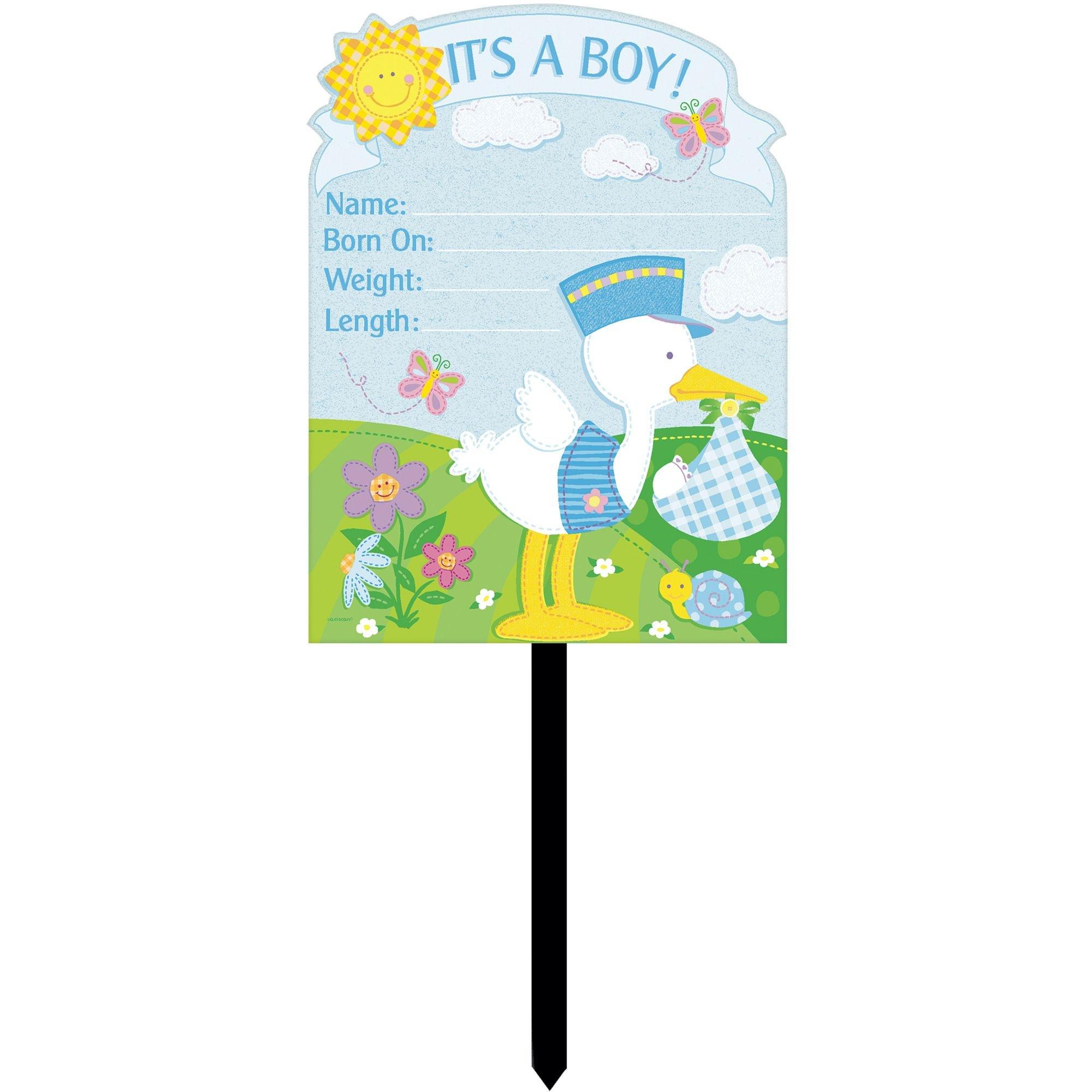 Baby Shower Yard Sign made at The Brat Shack Party Store, NY