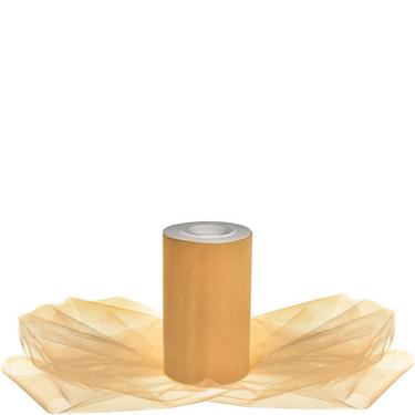 Gold Tulle Spool, 65yd