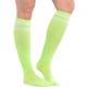 Neon Yellow Stripe Athletic Knee-High Socks