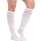 Silver Stripe Athletic Knee-High Socks