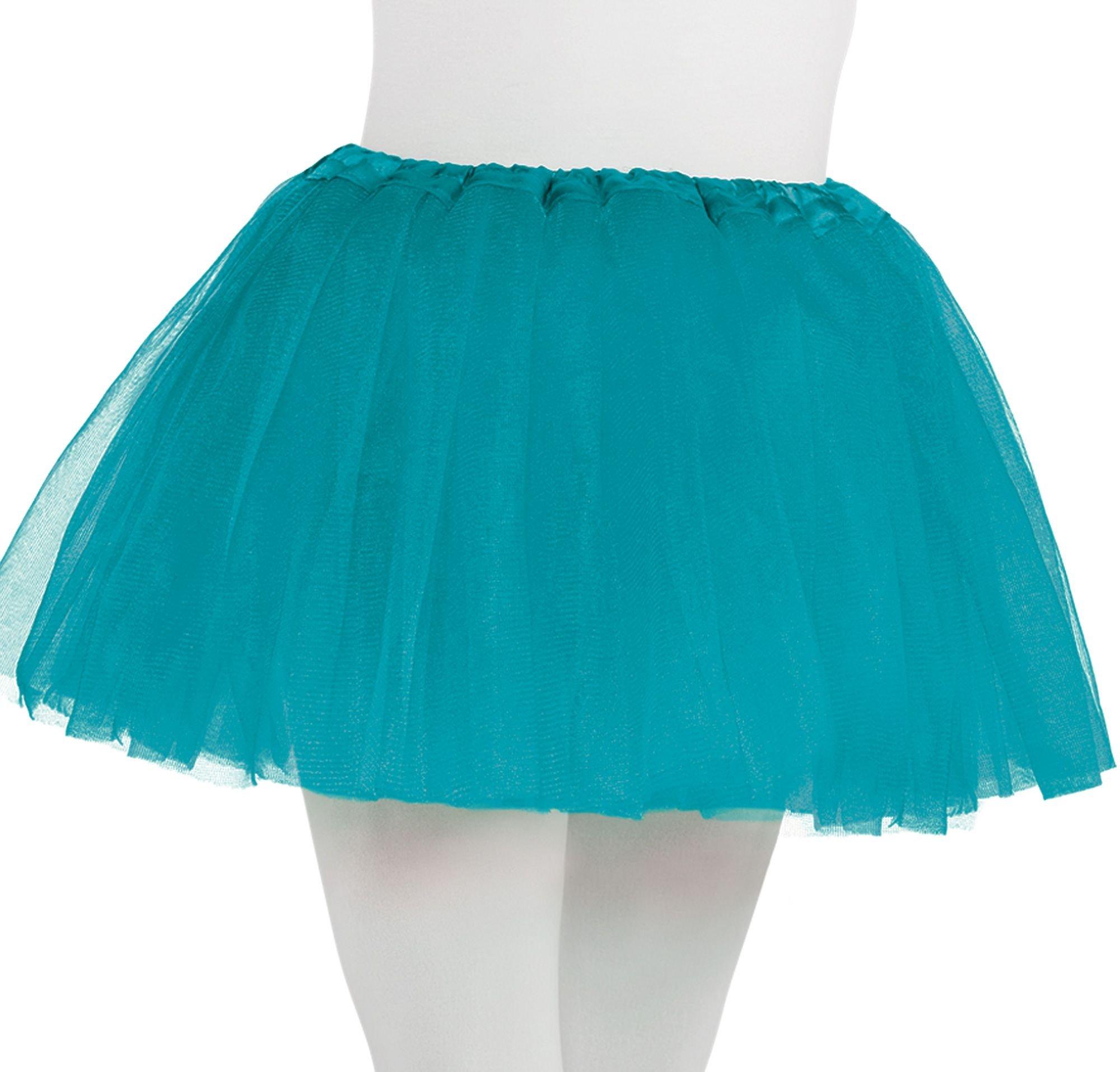 Party City Aqua Fairy Kids/Girls 4+ Tutu For Halloween Or Dress-Up