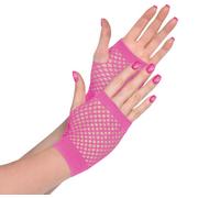 Pink Fishnet Glovelettes
