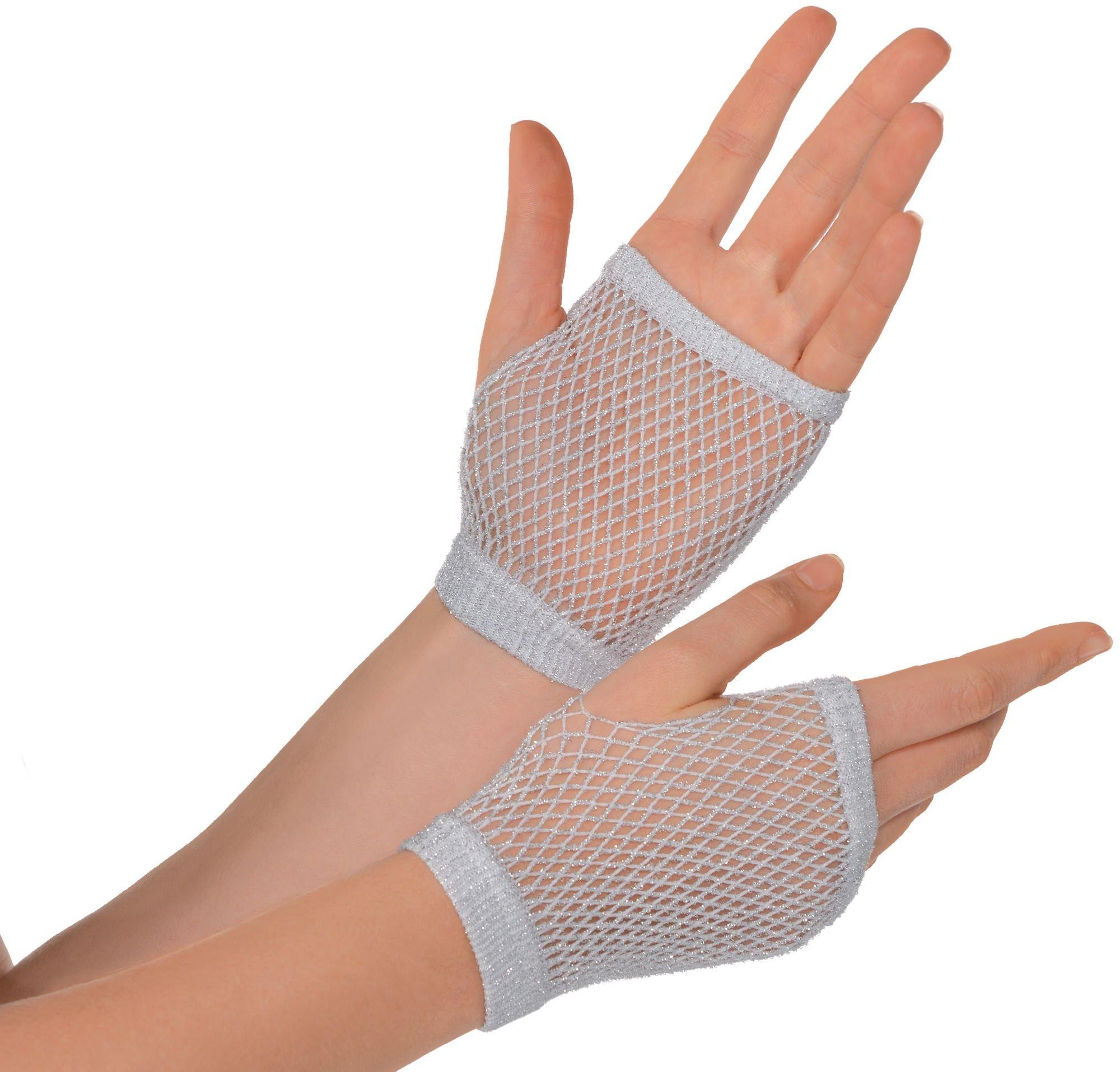 party city fishnet gloves