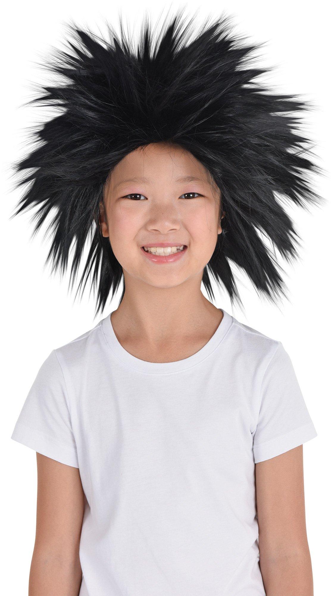 Black Crazy Wig