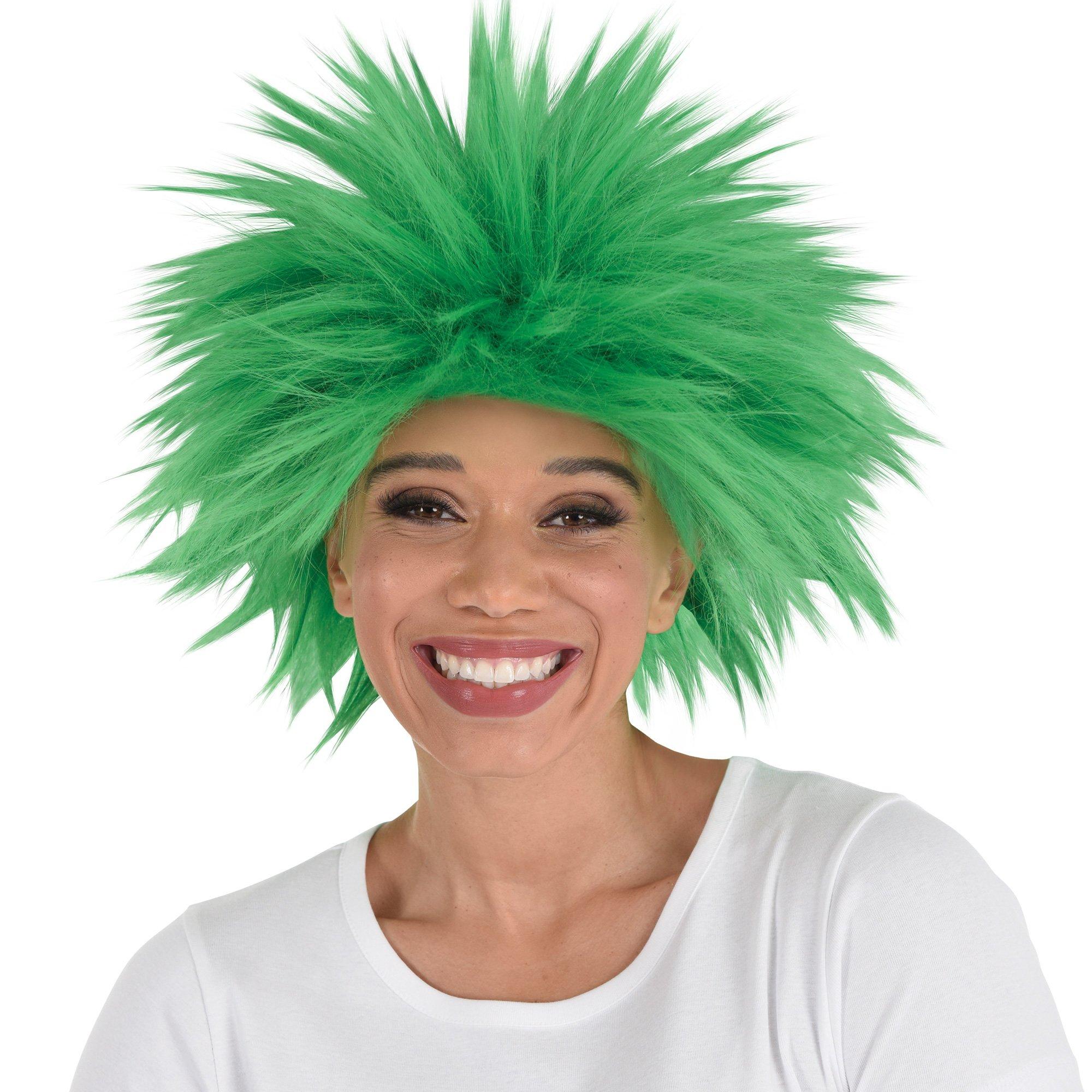 Green Crazy Wig | Party City